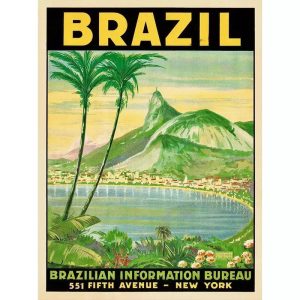 affiche bresil vintage