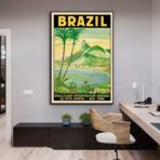 affiche bresil vintage