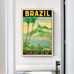 affiche bresil vintage