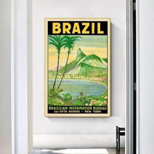 affiche bresil vintage