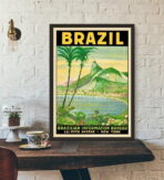 affiche bresil vintage