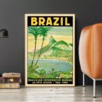 affiche bresil vintage