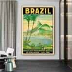 affiche bresil vintage