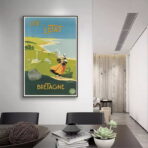 affiche bretagne vintage