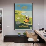 affiche bretagne vintage