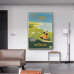affiche bretagne vintage