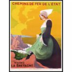 affiche bretonne vintage