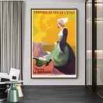 affiche bretonne vintage