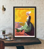affiche bretonne vintage