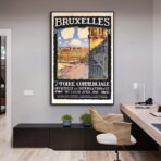 affiche bruxelles vintage