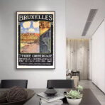 affiche bruxelles vintage