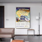 affiche bus vintage