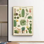 affiche cactus vintage