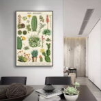 affiche cactus vintage