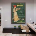 cartel vintage cafe chocolate
