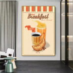 affiche café vintage