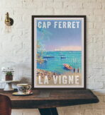 affiche cap ferret vintage