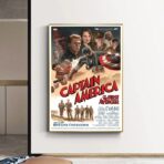 affiche captain america vintage