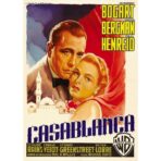 affiche Casablanca vintage