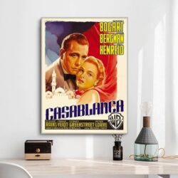 affiche Casablanca vintage