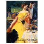 cartel vintage champagne 1