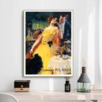 cartel vintage champagne 1