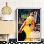 cartel vintage champagne 1