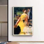 cartel vintage champagne 1