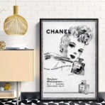 cartel vintage chanel