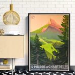 cartel vintage chartreuse