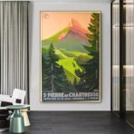 cartel vintage chartreuse