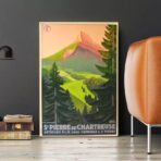 cartel vintage chartreuse