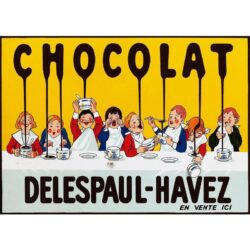 cartel de chocolate vintage 1