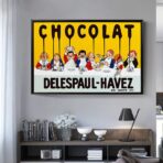 cartel de chocolate vintage 1