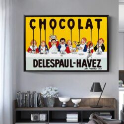 cartel de chocolate vintage 1