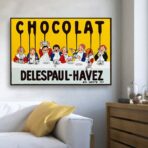 cartel de chocolate vintage 1