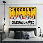 cartel de chocolate vintage 1