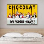 cartel de chocolate vintage 1