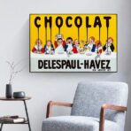 cartel de chocolate vintage 1