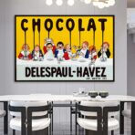 cartel de chocolate vintage 1