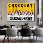 cartel de chocolate vintage 1