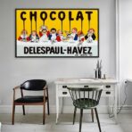cartel de chocolate vintage 1