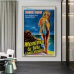 cartel cine brigitte bardot