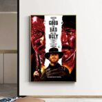 cartel de cine el bueno el malo y el feo