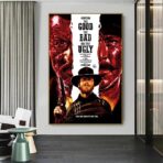cartel de cine el bueno el malo y el feo