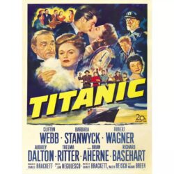 cartel cine vintage titanic
