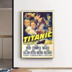 cartel cine vintage titanic