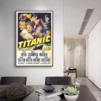 cartel cine vintage titanic
