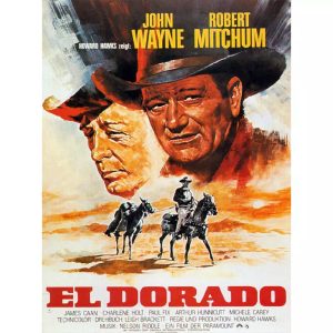 cartel de cine occidental vintage