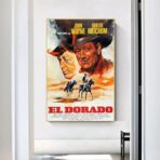 cartel de cine occidental vintage
